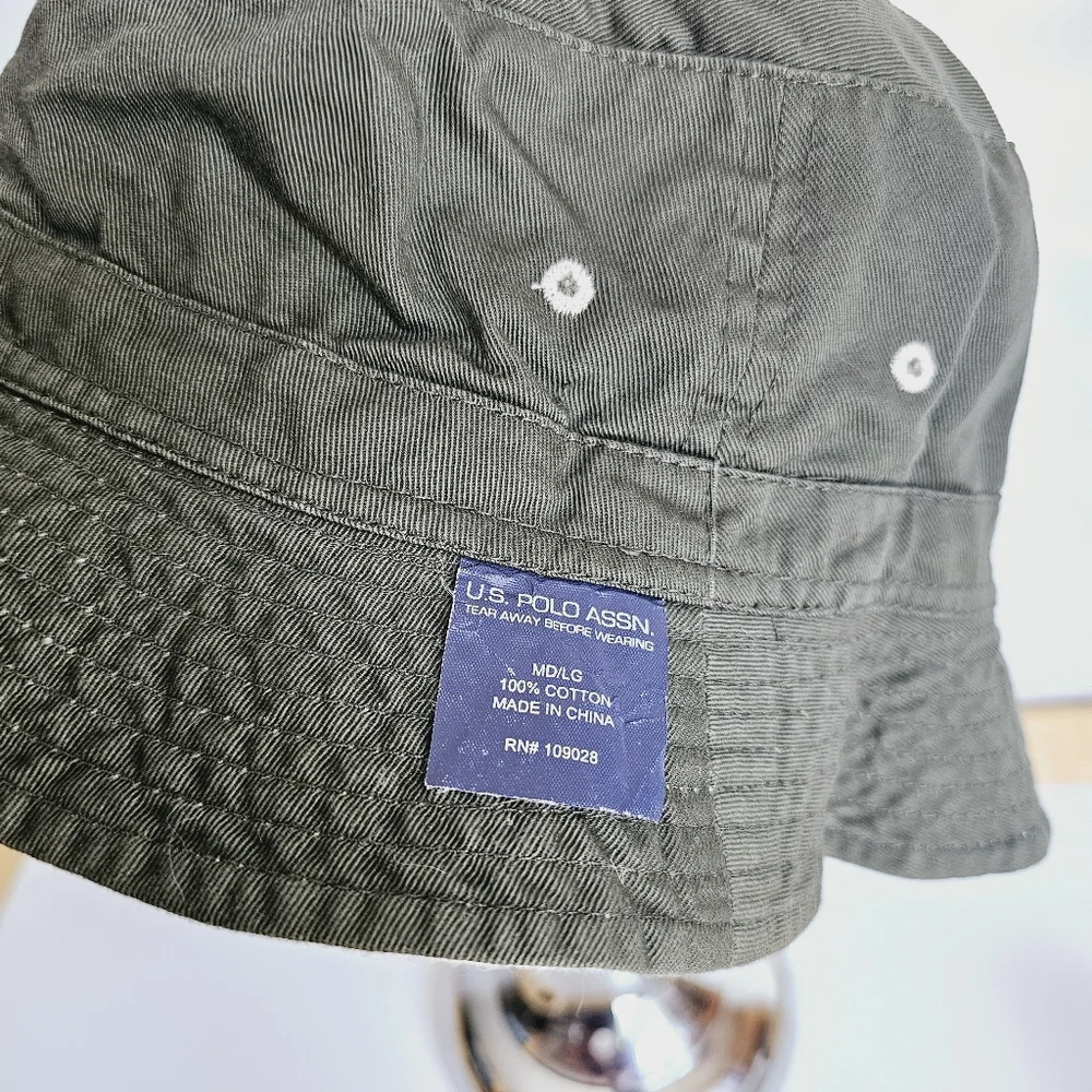 NEW Vintage U.S. Polo Assn Reversible Bucket Hat